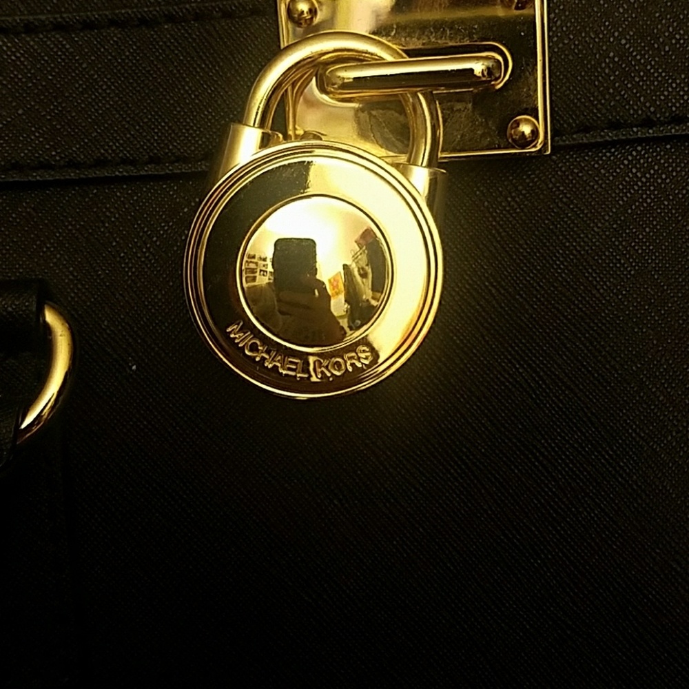 Michael Kors black bag with shoulder strap